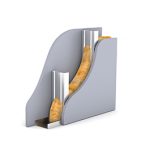 MonoPlus partition system offers enhanced acoustic and fire-resistant properties, ensuring strong and reliable wall support.