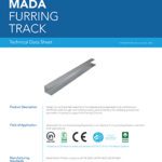 The metal furring channel used to create a level surface for attaching drywall, is often used in ceiling and wall applications.