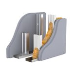 SoundPlus partition system provides soundproofing, ideal for spaces requiring superior acoustic control and fire safety.