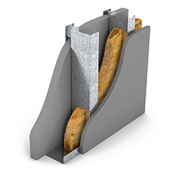 ShaftPlus partition system provides fire protection and structural integrity, for vertical shaft and stairwell enclosures.
