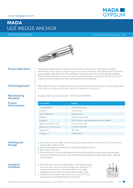 UDZ Wedge Anchor