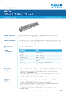 Corner Bead (Internal)