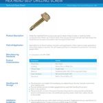 Hex Head Self Drilling Screw