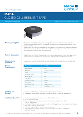 Closed Cell Resilient Tape